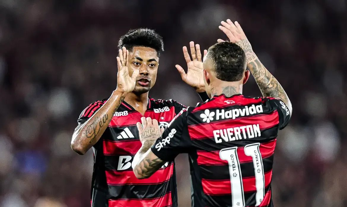 Bruno Henrique e Cebolinha - Flamengo - Brasileirão 2025