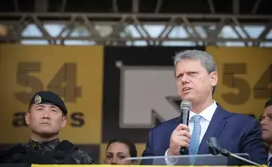 São Paulo (SP), 15/10/2024 - Governador de São Paulo Tarcísio de Freitas participa da solenidade Alusiva ao 54º Aniversário das Rondas Ostensivas
