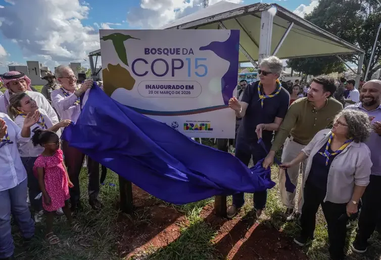 Campo Grande/ MS - 28.03.2026 - O presidente da COP15, João Paulo Capobianco, durante inauguração do Bosque da COP15, onde foram plantadas 250 mudas. Foto: Rafa Neddermeyer/ Agência Brasil
